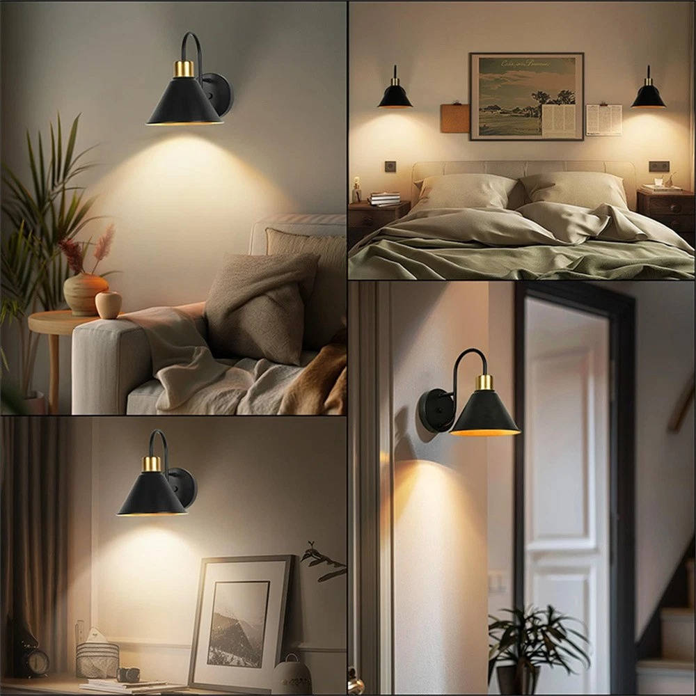 2 Pack Wireless LED Wall Lights with Remote Control