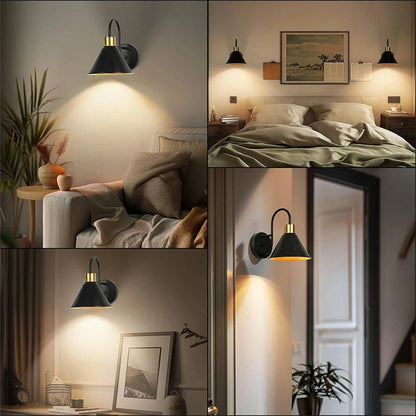 2 Pack Wireless LED Wall Lights with Remote Control