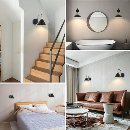 2 Pack Wireless LED Wall Lights with Remote Control