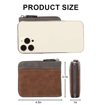 Secure Men's Leather Credit Card Wallet