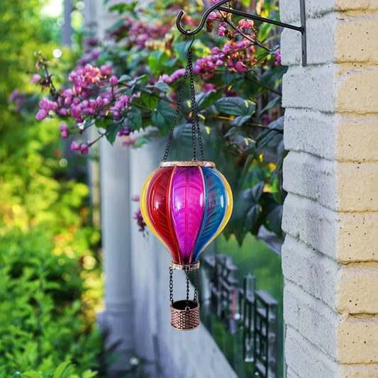 Decorative Solar Garden Lamp with Warm Flicker Effect - Pexav