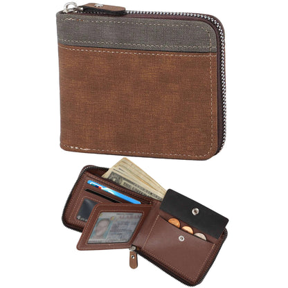 Secure Men's Leather Credit Card Wallet - Pexav