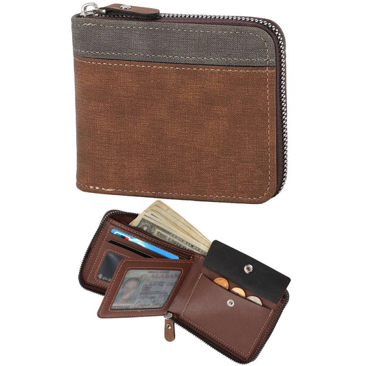 Secure Men's Leather Credit Card Wallet - Pexav