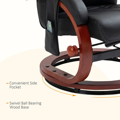Comfortable Leather Reclining Chair Set
