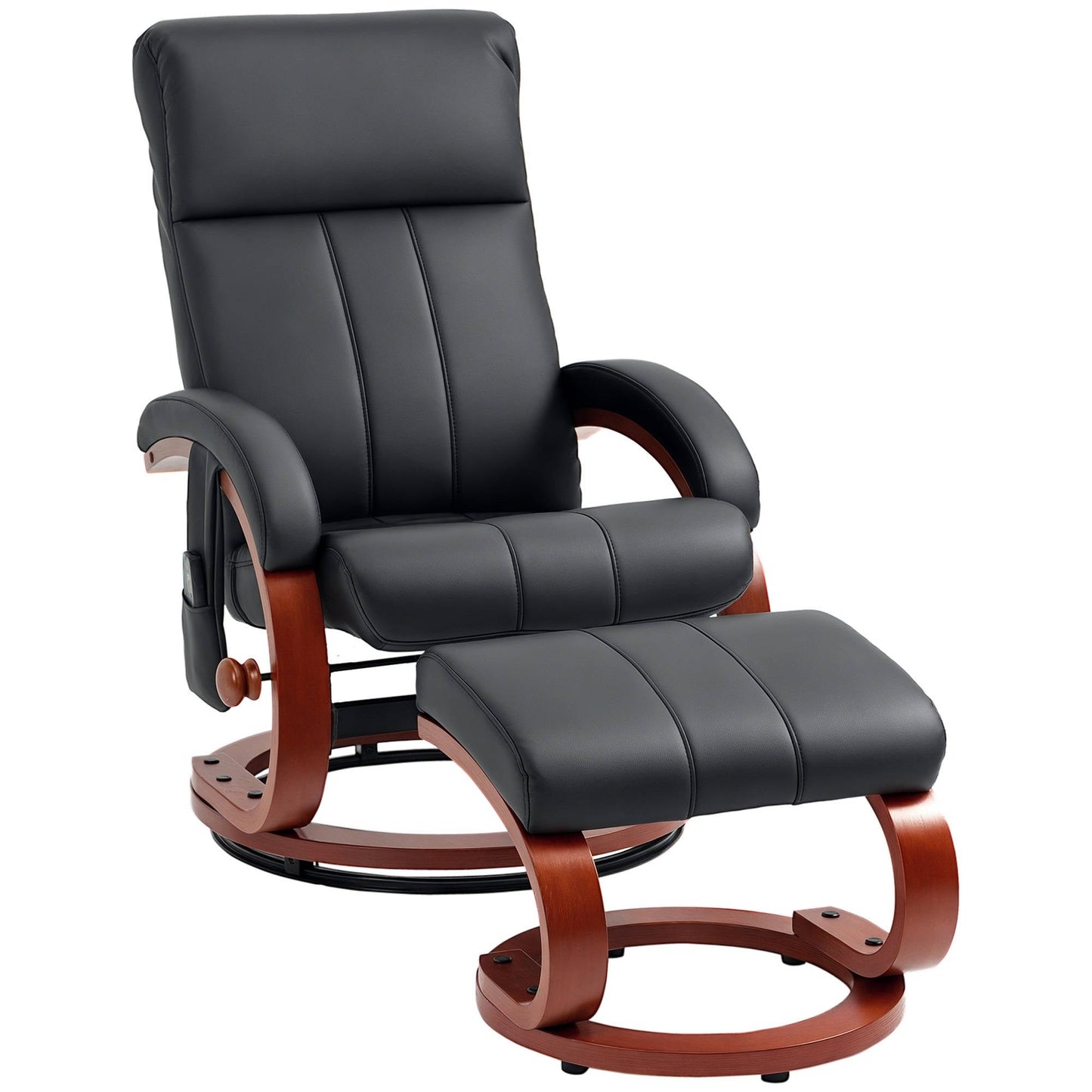 Comfortable Leather Reclining Chair Set