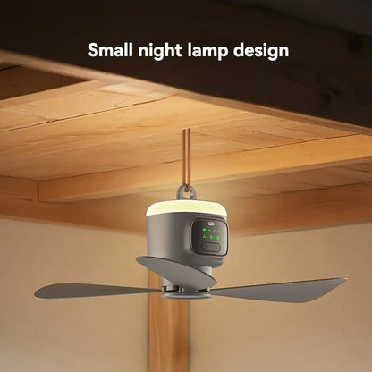 Compact Battery Powered Ceiling Fan