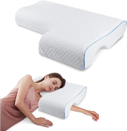 Supportive Hugging Pillow for Couples with Armrest