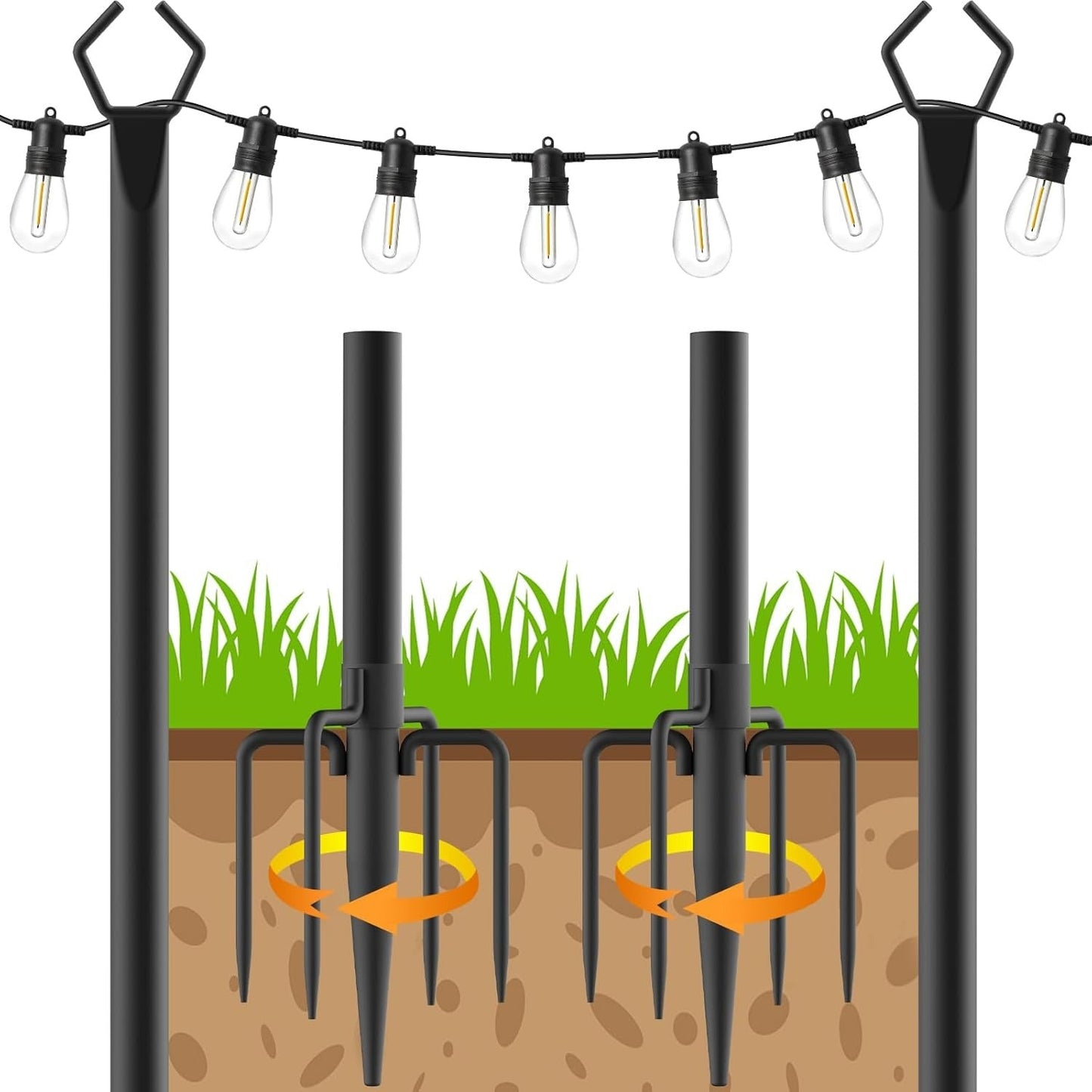 Outdoor Garden Lamp Posts - Pexav