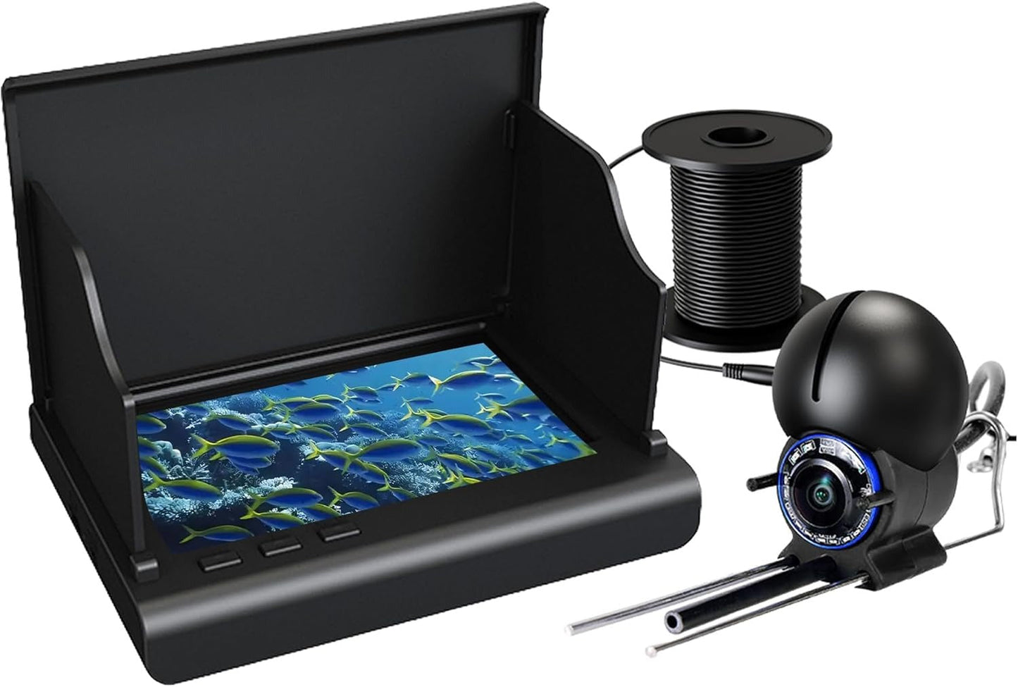 Compact Fish Finder Camera with 4.3 LCD Display - Pexav