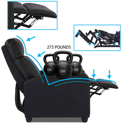 Comfortable Leather Home Recliner Chair