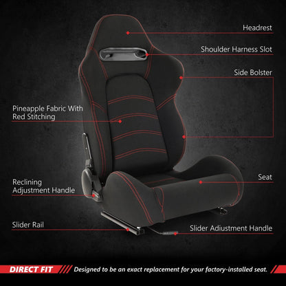 Sport Bucket Seats Pair