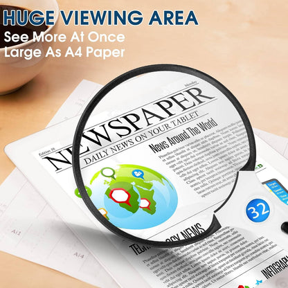 Big LED Magnifying Lamp