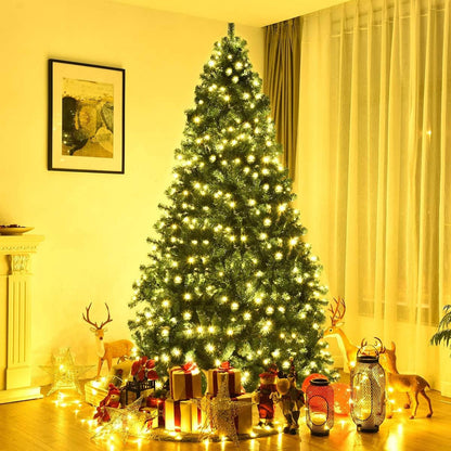 Tall Pre-Lit Christmas Tree with LED Lights - Pexav