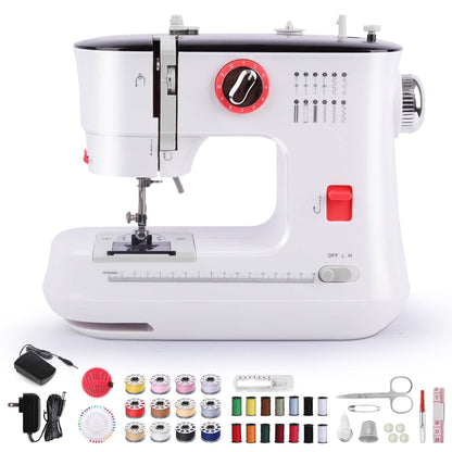 Compact Easy Sewing Machine for Starters with 12 Stitches - Pexav
