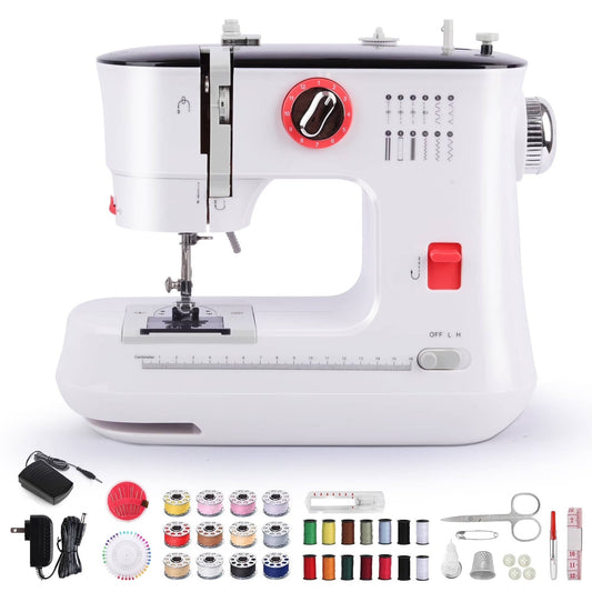 Compact Easy Sewing Machine for Starters with 12 Stitches - Pexav