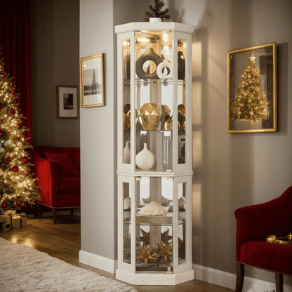 Stylish Display Corner Cabinet