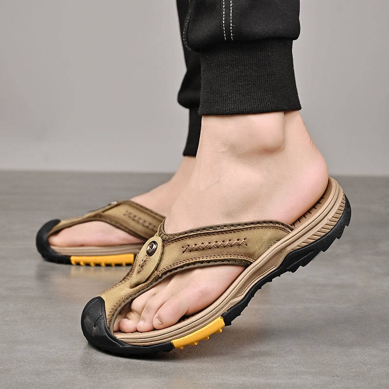 Quick Dry Breathable Men's Beach Flip Flops