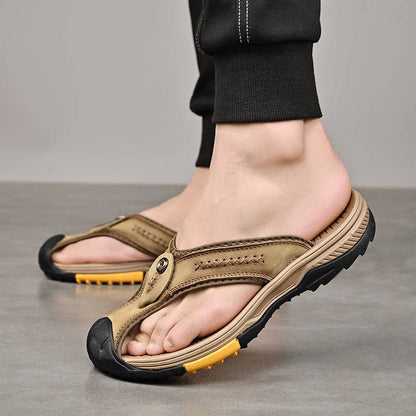 Quick Dry Breathable Men's Beach Flip Flops