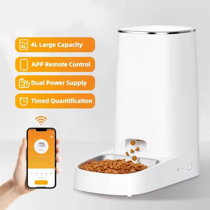 Easy Fill Pet Food Dispenser