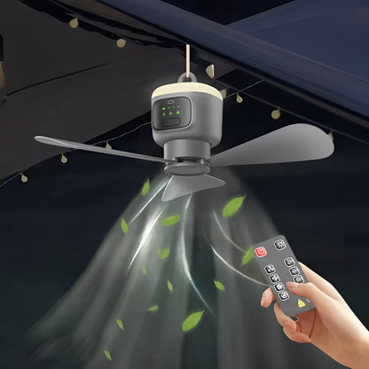 Compact Battery Powered Ceiling Fan - Pexav