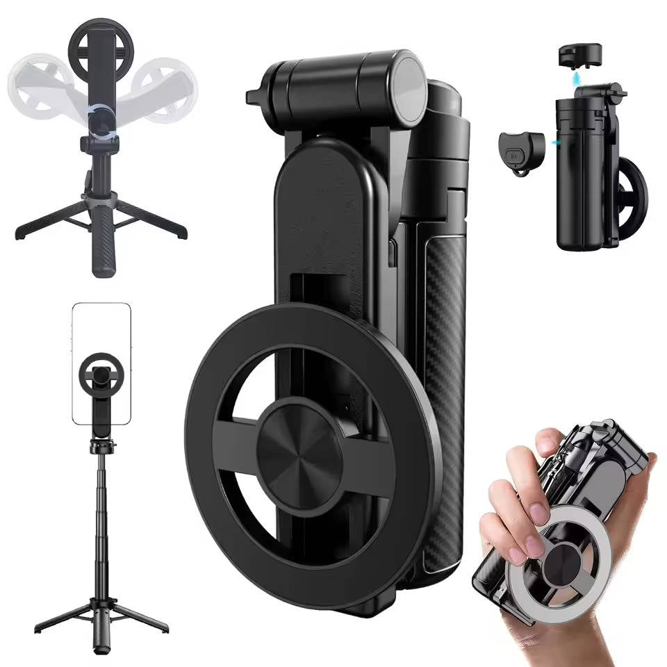 Compact 4 in 1 Portable Phone Selfie Stick - Pexav