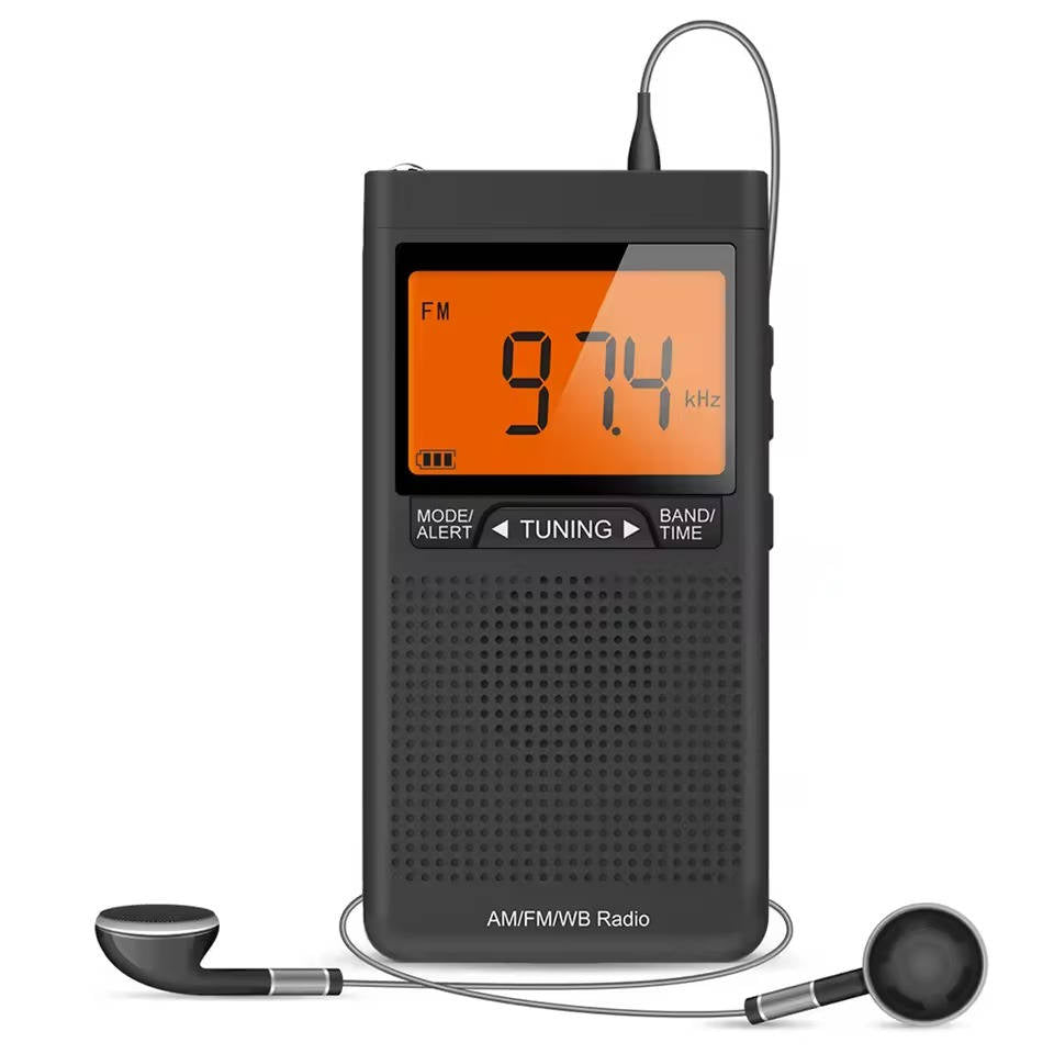 Compact Emergency Radio with Weather Alert & Digital Tune - Pexav