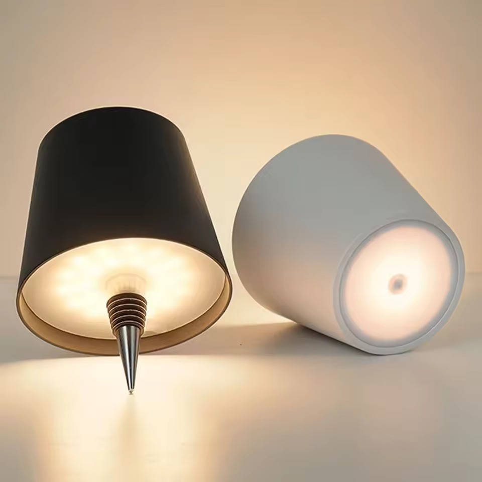 Cordless Glass Table Lamp