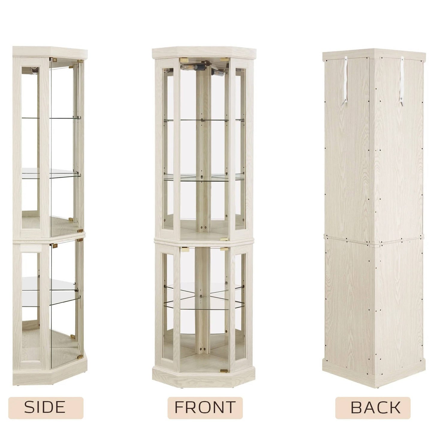 Stylish Display Corner Cabinet