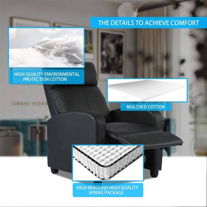 Comfortable Leather Home Recliner Chair