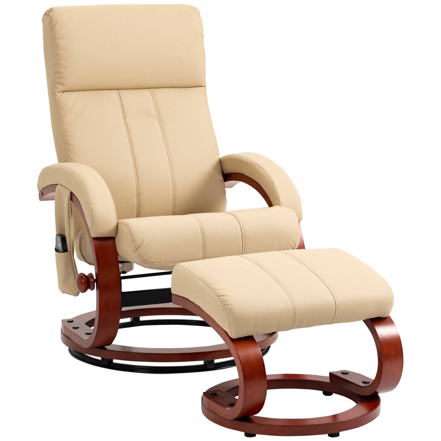 Comfortable Leather Reclining Chair Set