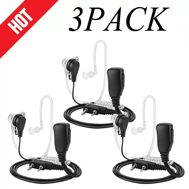 3 Pack Wireless Earpiece Headset With Microphone