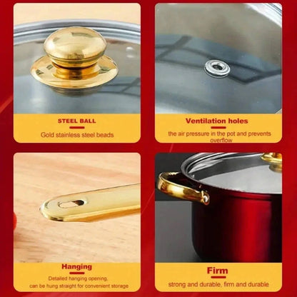 Essential 12pc Non Stick Kitchen Cookware Set