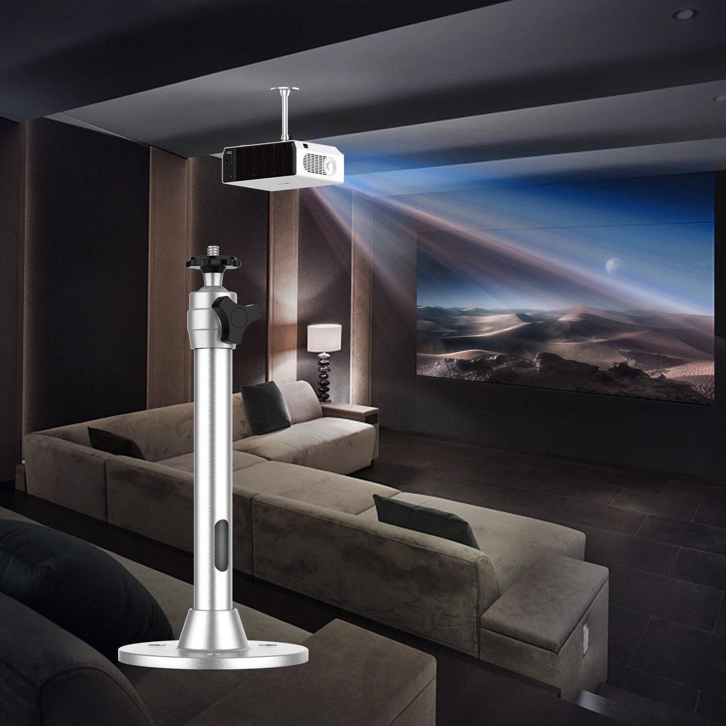 Adjustable Metal Projector Ceiling Bracket