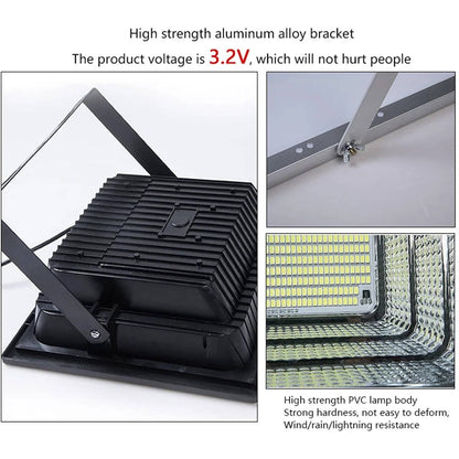 Bright Outdoor Solar Powered Flood Light 600W