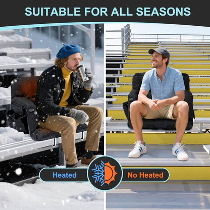 Warm Sports Seat with Back Rest