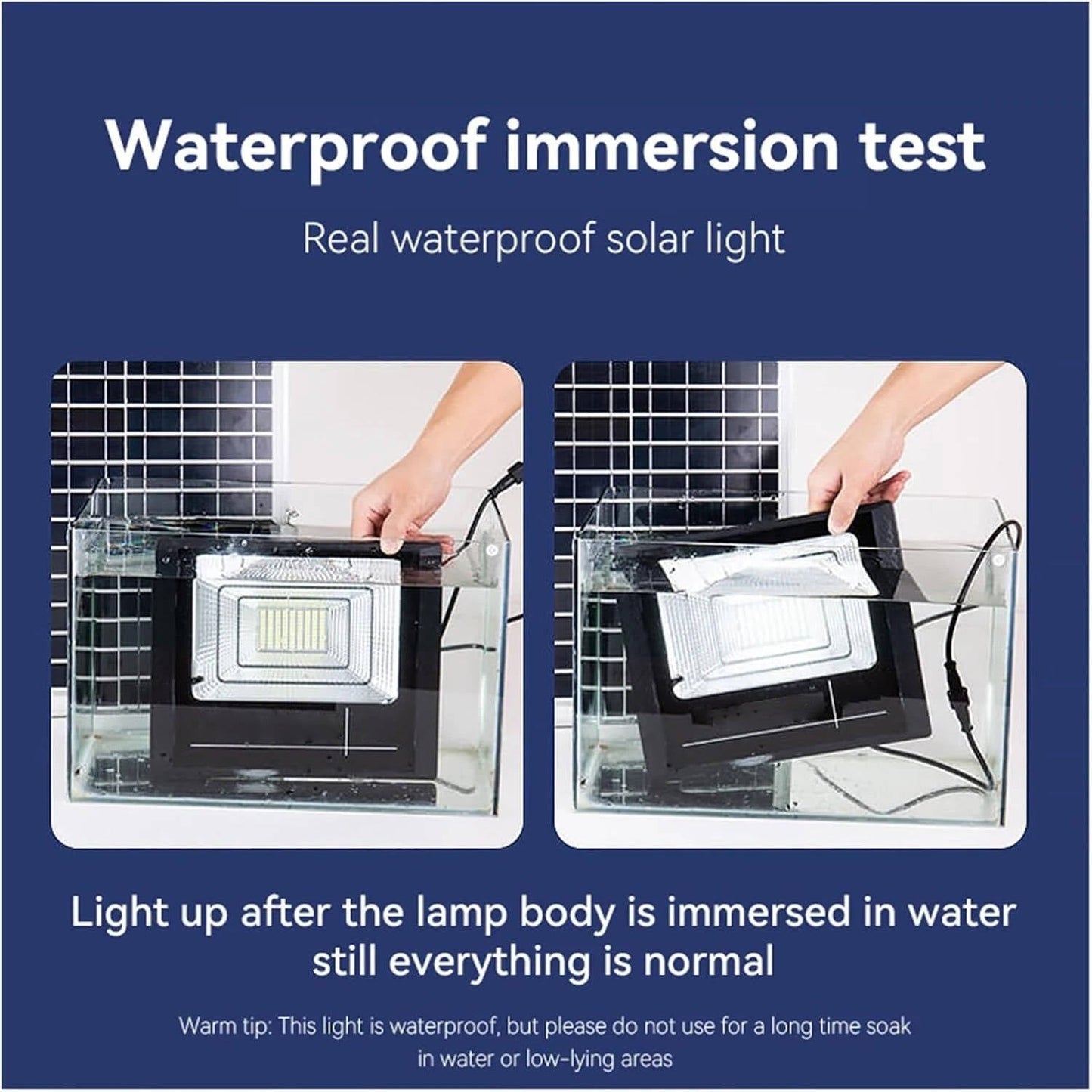Bright Outdoor Solar Powered Flood Light 600W
