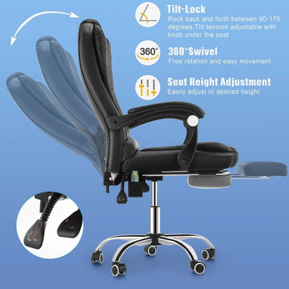 Comfortable Executive Chair with Massage and Back Support
