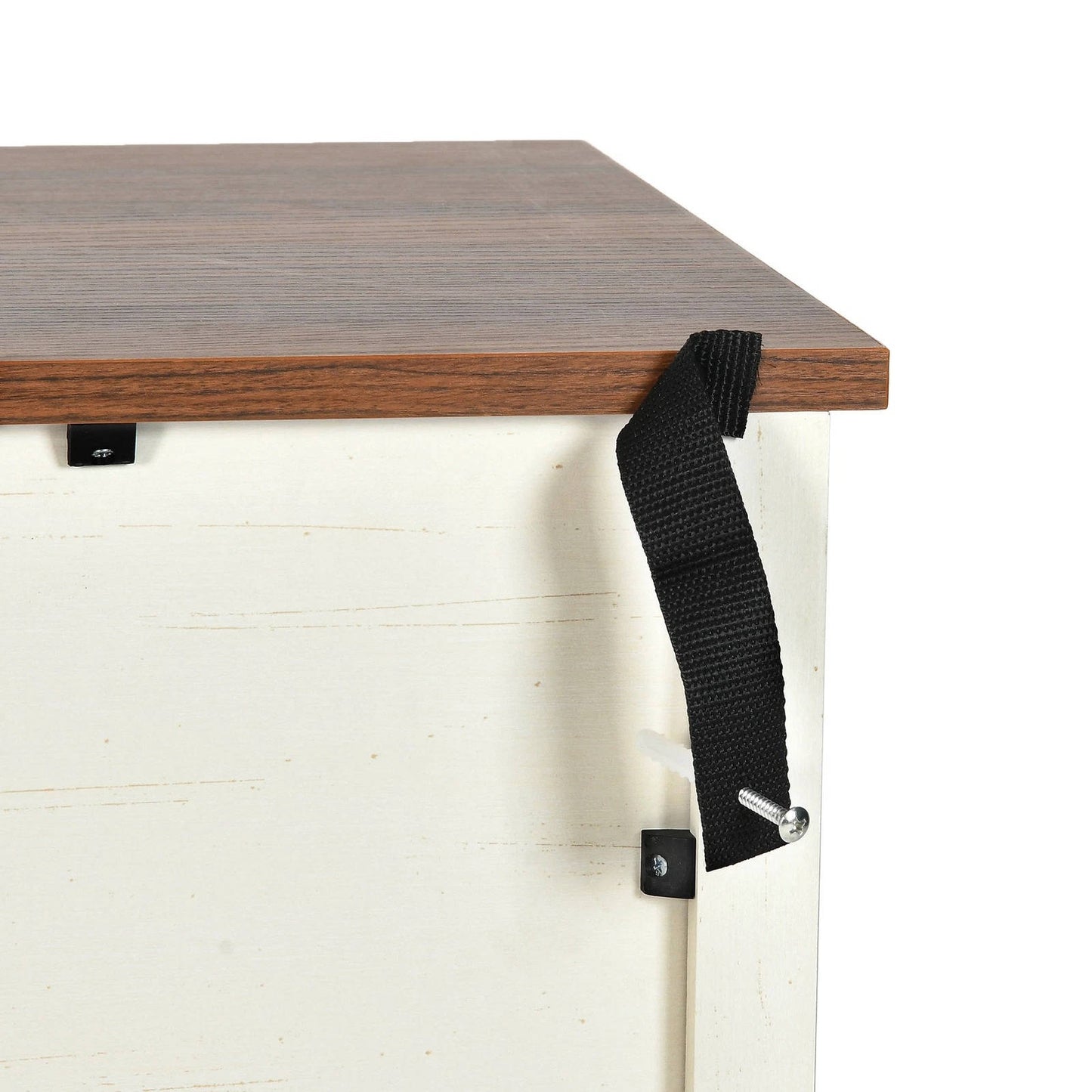 Rustic Kitchen Coffee Storage Cabinet