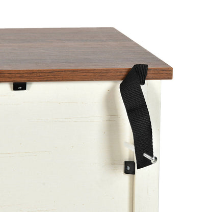 Rustic Kitchen Coffee Storage Cabinet
