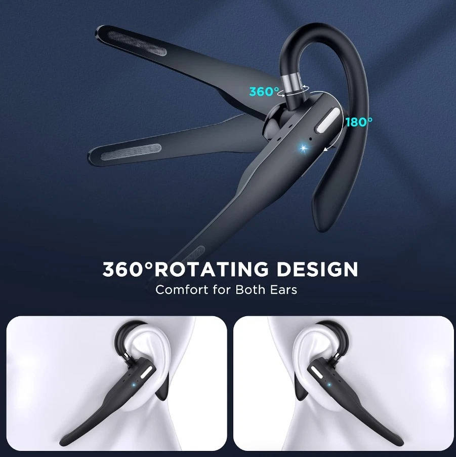 Trucker Handsfree Bluetooth Headset with Mic