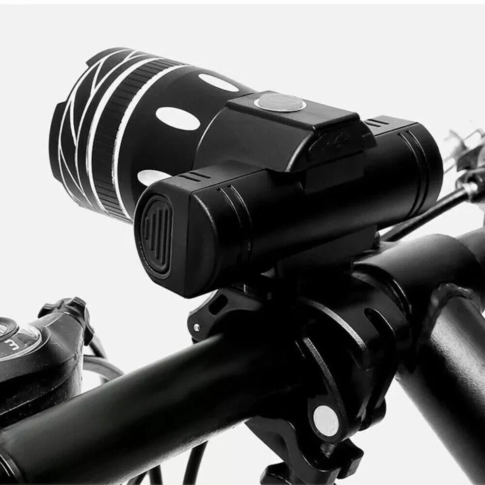 Bright Rechargeable Bike Lights Front and Rear Set