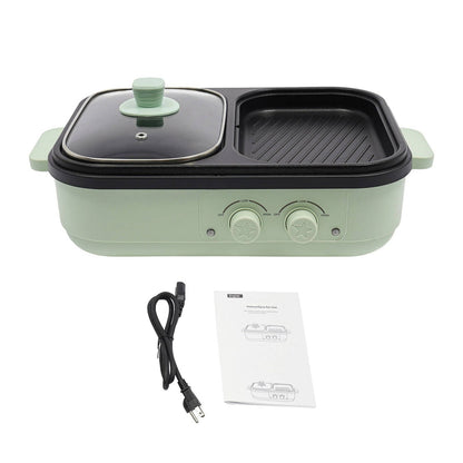 Portable Electric Cooker with Grill Top