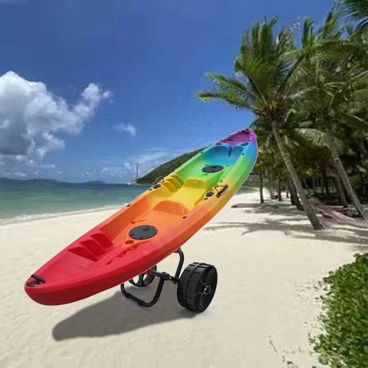 Tough Kayak Canoe Dolly Wheels