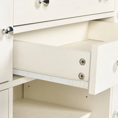 Rustic Kitchen Coffee Storage Cabinet