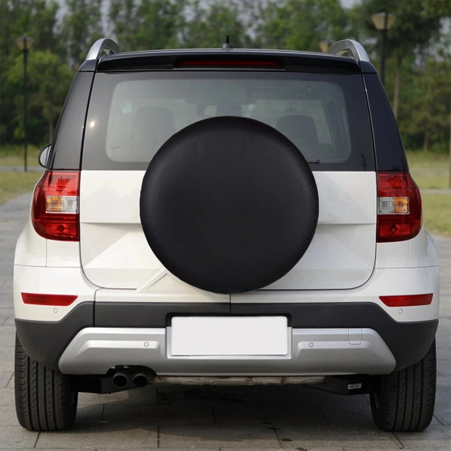 Universal Fit Leather Tire Cover 33-35
