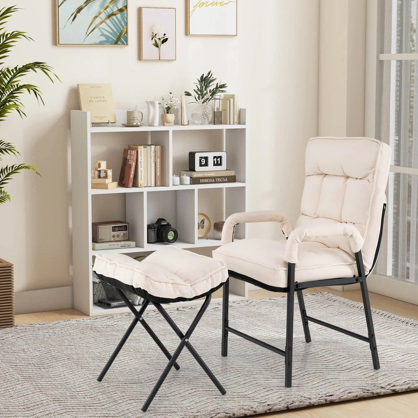 Comfortable Reclining Accent Chair with Adjustable Back