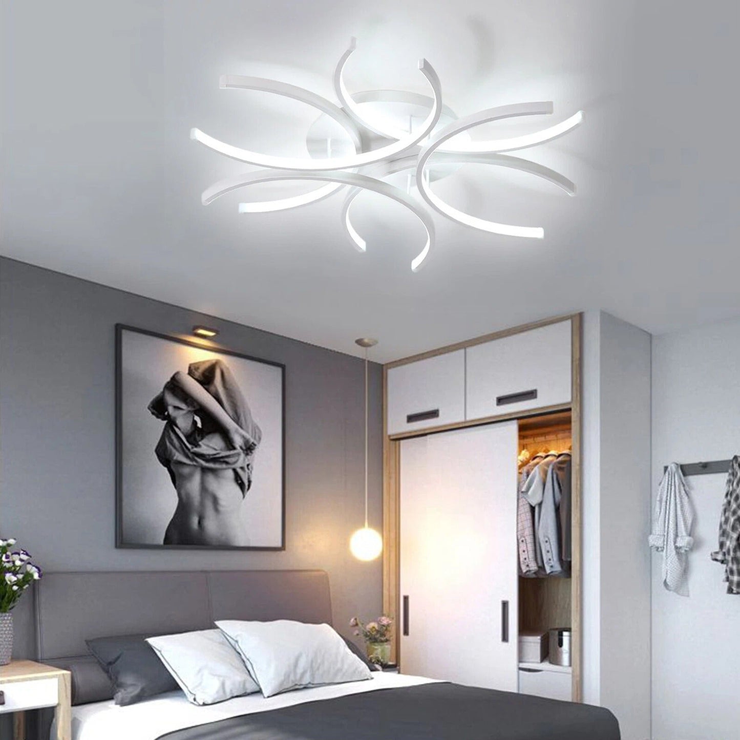 Stylish Dimmable LED Pendant Light Fixture