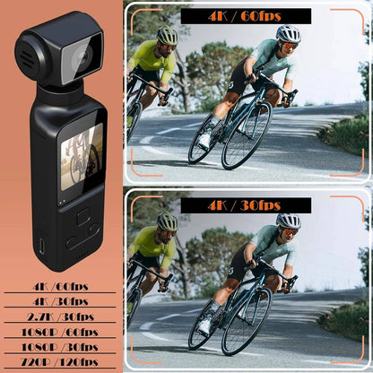 Ultra HD Wearable Action Camera with Mic