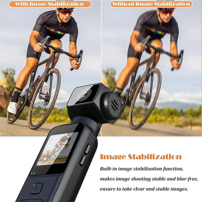 Ultra HD Wearable Action Camera with Mic