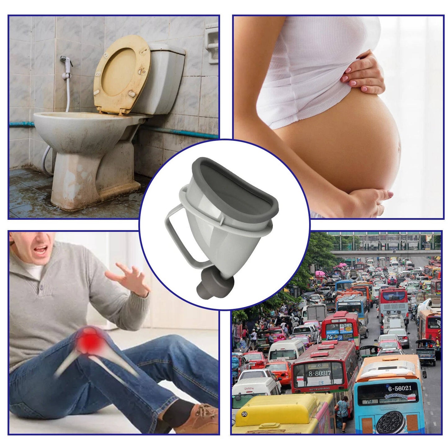 Travel Folding Toilet Urinals for Men Women
